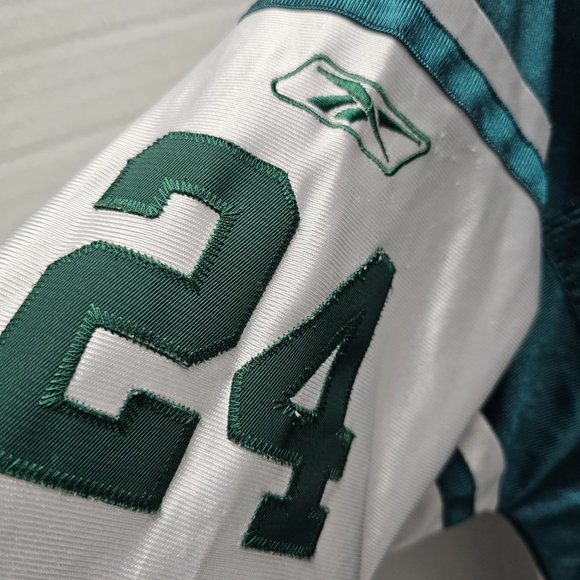 RBK New York Jets Darrelle Revis #24 Big Jersey Shirt Reebok NFL - Picture 8 of 15